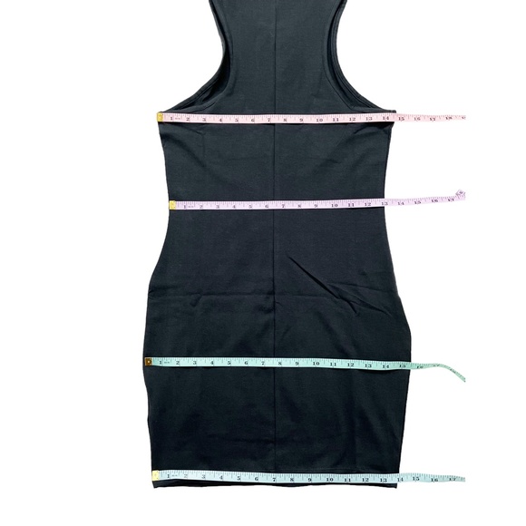 Urban Outfitters Slashed Mini Dress Black Small - Picture 7 of 12